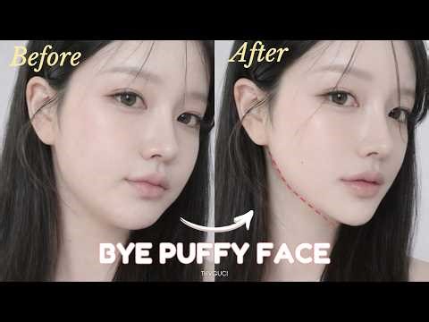 Bye Puffy Face! Slim Your Face Fast & Naturally ✨