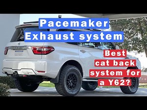 Nissan Patrol Y62 Exhaust - Pacemaker Cat back system