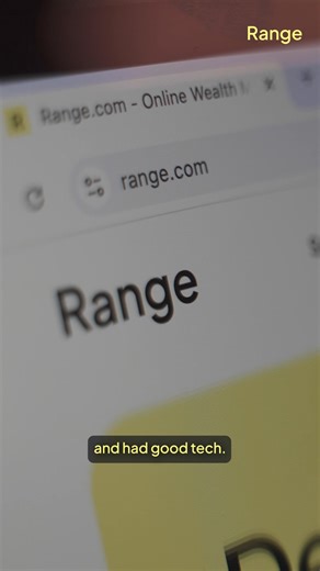 Range.com makes working with a financial advisor more accessible than ever before. | Range