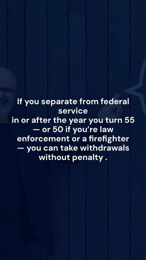 Federal Retirement Myth: You Can’t Access TSP Until 59½