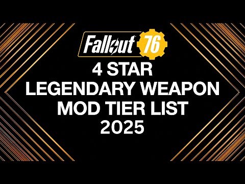 4 Star Legendary Weapon Mod Tier List - Fallout 76