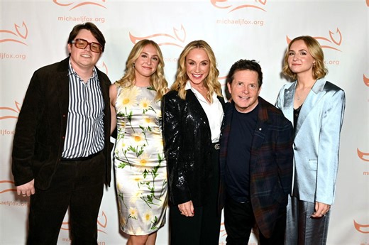 Michael J. Fox joined by family and celeb friends, including Christopher Lloyd, at gala