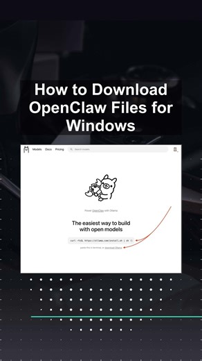 How to Download OpenClaw Files for Windows #ai #artificialintelligence #machinelearning #aiagent