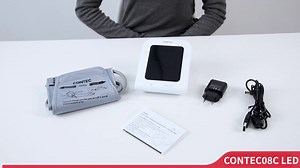 CONTEC CONTEC08C LED Electronic Blood Pressure Monitor Home Use Portable Sphygmomanometer