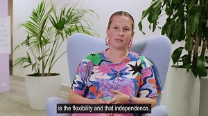 Meet Annie, Mable TV star and independent support worker! We kept the cameras rolling and asked Annie what her kind of independence looks like. #mykindofindependence #SupportWork #SupportWorker #NDIS #AgedCare #disability | Mable