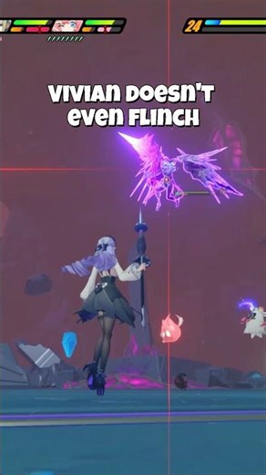 Enemy attacking nonstop… Vivian doesn't even flinch