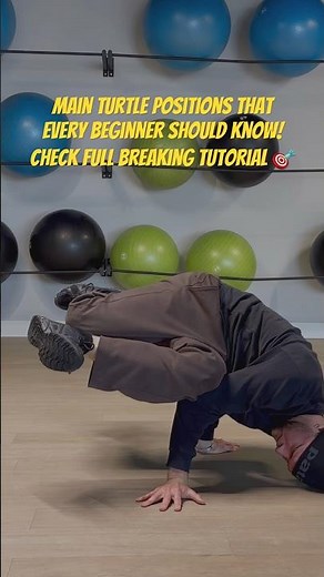 Turtle position is the key to baby freeze transition // check full tutorial for beginners by Intact