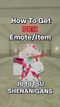 How To Get The Pen In JJS | #roblox #jjs #jujutsushenanigans #jjk