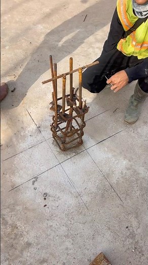 Survey Line for Boundary Column #civilengineering #shortvideo #amazing