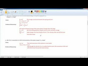 AP Physics Workbook 5.O Conservation of Energy and Momentum