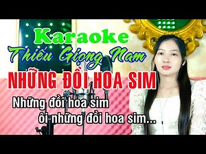 Những Đồi Hoa Sim ✔ Karaoke Thiếu Giọng Nam ► Song Ca Với Ngọc Lan ❖ Thiết TV