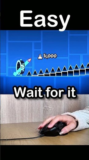 IMPOSSIBLE TIKI TIKI WAVE CHALLENGE?! 😱 #shorts #geometrydash
