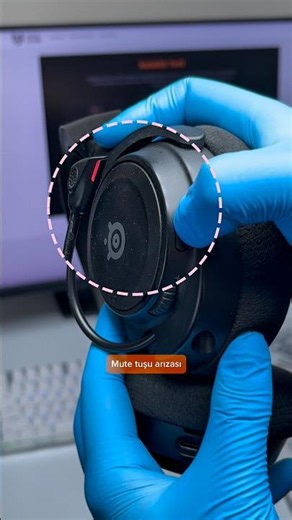 SteelSeries Arctis Nova 7 kulaklığın mute tuşu arızasını ve mikrofon hasarını onardık!