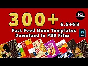 300+ Fast Food Menu Templates Download in PSD Files |Noreen Graphics|