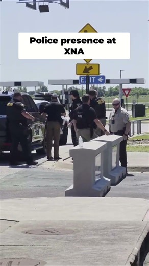 Police presence at XNA