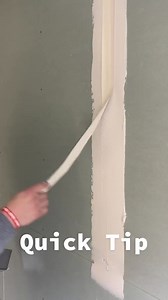How to properly install paper tape when compounding walls. #DIY | Alexander John