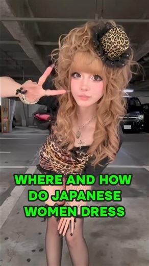 WHERE and HOW do Japanese women dress?! 🤯🎀 CRAZY Japanese fashion 🇯🇵 #fashion #japan #lolita #shorts