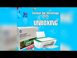 HP Deskjet Ink Advantage 2375 Unboxing