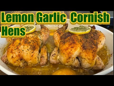 These Lemon Garlic Herb Cornish Hens Are Phenomenal