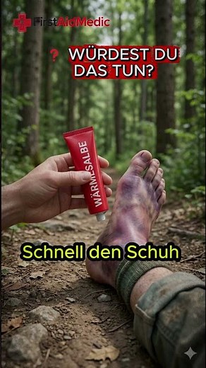 Fuß umgeknickt? 🦶 Was würdest du tun? 🛑 #shorts