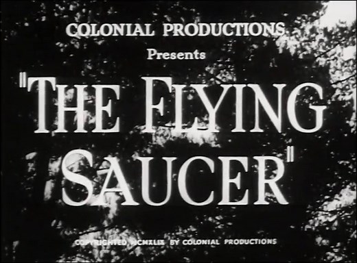 The Flying Saucer (1950)