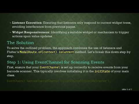 How to Listen to Barcode Scanner Events Across Your Flutter App