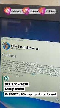 Install SEB 13.10 Th. 2025 Setup Failed Gagal || Framework 4.8 || V C++ 2022