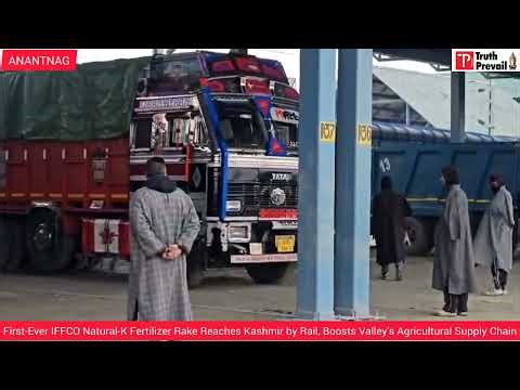 First-Ever IFFCO Natural-K Fertilizer Rake Reaches Kashmir by Rail