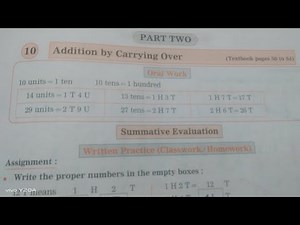Addition Mastery in 3rd Class Math Chapter 10!