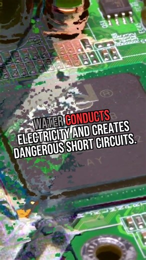 Water Spilled on Computer What Happens Next #Shorts