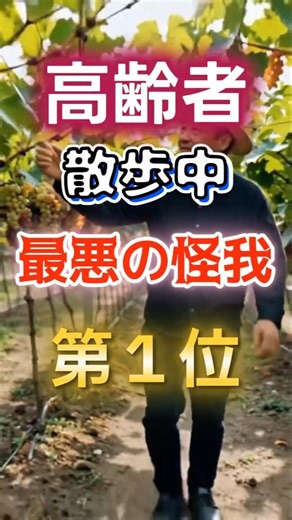 【1位は転倒じゃない⁉】高齢者散歩中で1番多い最悪の怪我 #健康 #雑学 #開運 #知恵 #医学 #名言