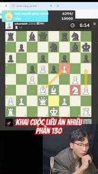Non-Castling Openings Part 130 #chess #chess #CoachCuongTeachesChess