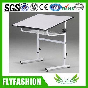 [Hot Item] Wood Top Drawing Desk School Drafting Table with Metal Frame (CT-45)