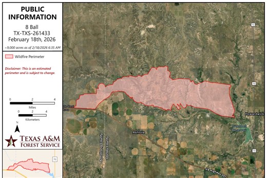 New evacuations ordered in Texas 8 Ball fire