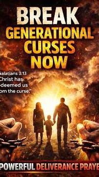 Powerful Prayer to Break Generational Curses | Prophetic Deliverance #prayer