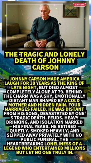 The Tragic and Lonely Death of Johnny Carson #shorts #viral #news #celebrities