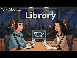⭐️How to Talk About Library in Conversation | English Conversation Practice |