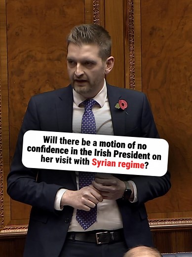 70K views · 1.9K reactions | Will Sinn Fein & People Before Profit table a motion of no confidence in Catherine Connolly? In 2018, she used an Irish taxpayer funded allowance to travel to war town Syria, receiving a tour from a sanctioned Regime figure. She was photographed with Saed Abd Al-Aal, leader of a militia accused of killing and starving a refugee camp. | Phillip Brett MLA | Facebook