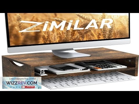 Zimilar Monitor Stand Riser 2 Tiers Laptop Computer Monitor Riser for PC