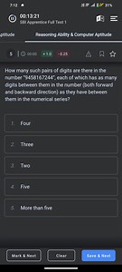 7:12(II) 00 : 13 : 21SBI Apprentice Full Test 1EptitudeRe... | Filo