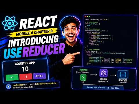 React Module 6 Chapter 2: Introducing useReducer