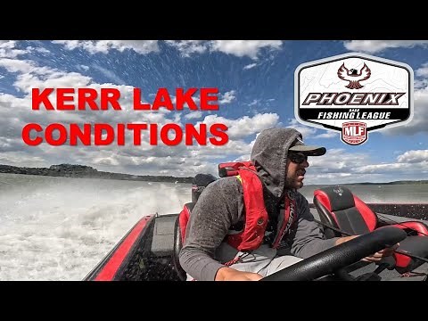 KERR LAKE Bass Fishing in April - North Carolina BFL Practice