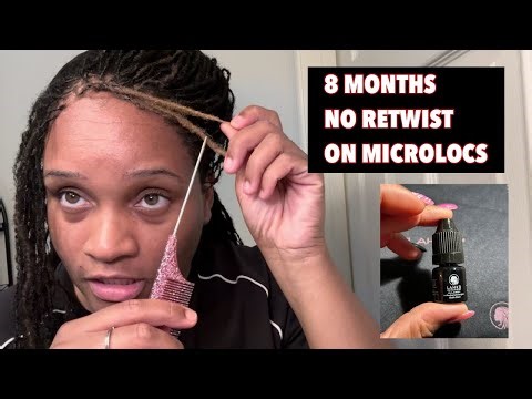 DIY Microloc Repair: Making New Microlocs & Slow Repairs After 8 Months Of New Growth