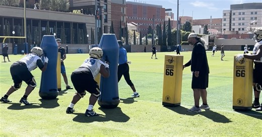 Sights and sounds from UCLA's second spring practice of 2026