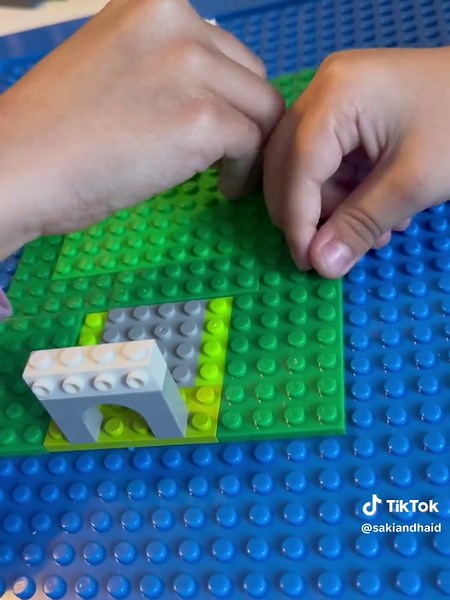 Kids Create an Amazing LEGO Football Ground - Watch the Magic #lego #stadium #football #shorts #fyp #legotiktok #tiktok #skills #minecraft #fypage #kids #tiktokviral