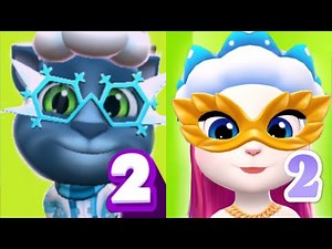 Ice Cool King Set 🥶 My Talking Tom 2 Vs My Talking Angela 2