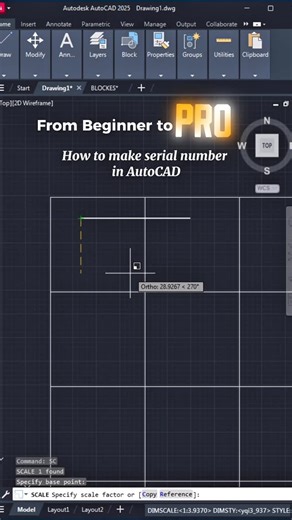 TISA ARCHITECTURE on Instagram: "How to make serial number in AutoCAD ⚡️ #interiordesign #autocad #autocadtricks #autocadtutorial #architecture"