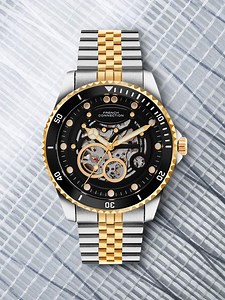 Buy French Connection Men Skeleton Dial & Reset Time Analogue Automatic Motion Watch -  - Accessories for Men