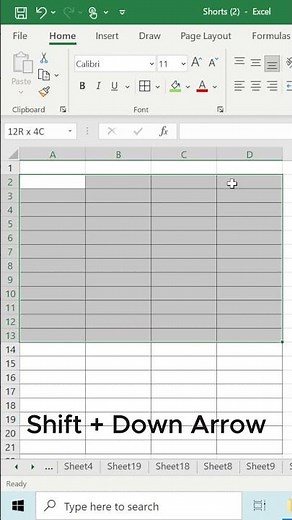 Excel Shortcut to Fill Same Text in Multiple Cells