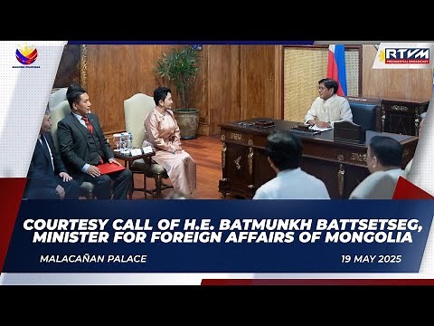 Courtesy Call of H.E. Batmunkh Battsetseg, Minister for Foreign Affairs of Mongolia